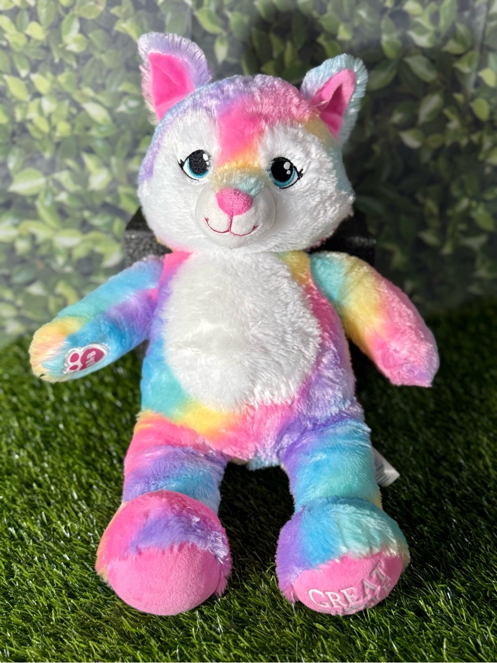 Build A Bear Great Wolf Lodge Rainbow Plush Sherbet BAB Limited Edition Toy